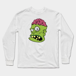 Zumbi  face Long Sleeve T-Shirt